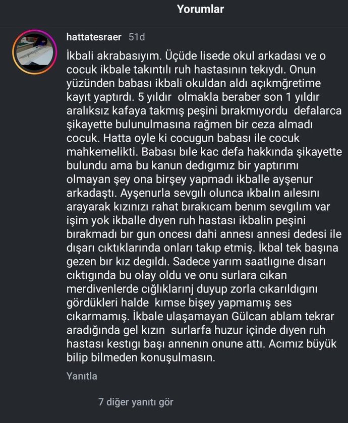 İkbali öldüren kişi takıntılı olduğu için yapmış bunu, takıntılı olan birinden nasıl korunmak gerekiyor?