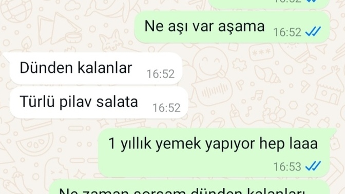 Dünden kalan yemekleri yemek fakirlik alameti mi?