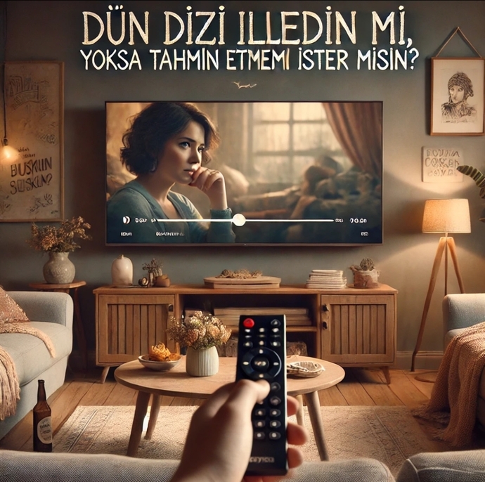 Dün dizi izledin mi, yoksa tahmin etmemi ister misin?