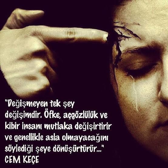 Bu söz ne kadar destekliyorsunuz, geğişim için öfke ya da kibiremi ihtiyaç var.