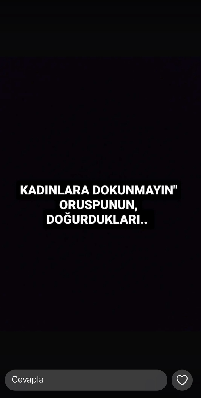 Sevgilim yaşanan cinayet ve tacize tepki amaçlı böyle durum atmış kızmakta haklı mıyım?