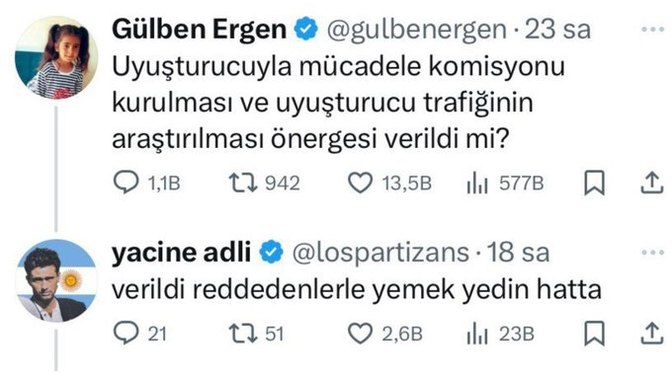 Bir X kullanıcısının Gülben Ergen’in sorusuna verdiği cevap gündem oldu, nasıl olmuş ama?