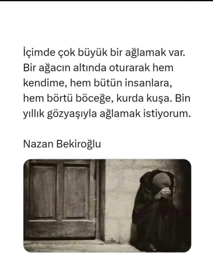 Ağlarsak düzelirmiyiz?