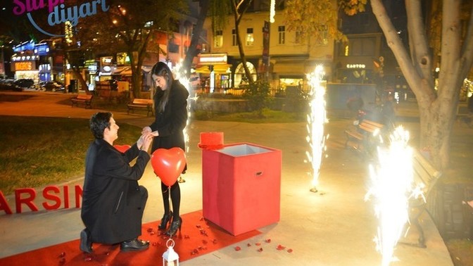 Nerede evlilik teklifi almak isterdiniz?