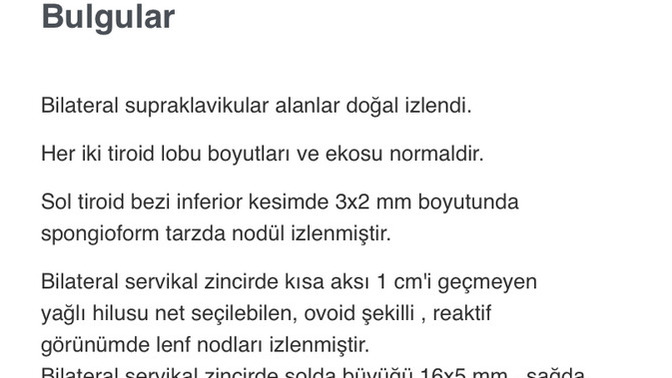 Arkadaşlar aranızda doktor var mı birisi bana açıklayabilir mi ev hastaneye uzak sonuç göstermeye henüz gidemedim aklıma takıldı?