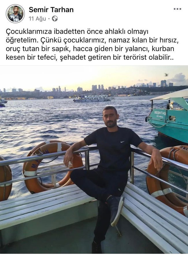 Semih çeliğin babası mısırlıoğlu sever şeriatçı çıkmış şaşırdınız mı?