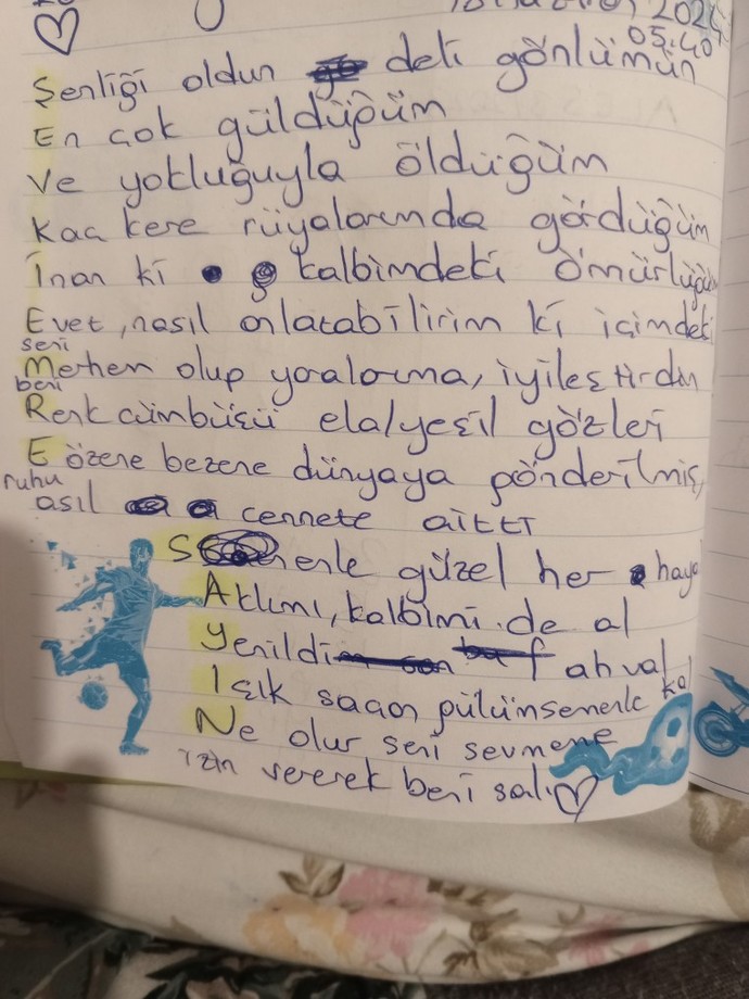 Hayatınızda yazdığınız en güzel şiir nedir?