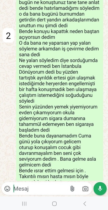Bahane mi aradı ben mi hatalıyım?