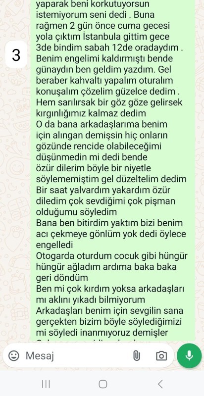 Bahane mi aradı ben mi hatalıyım?