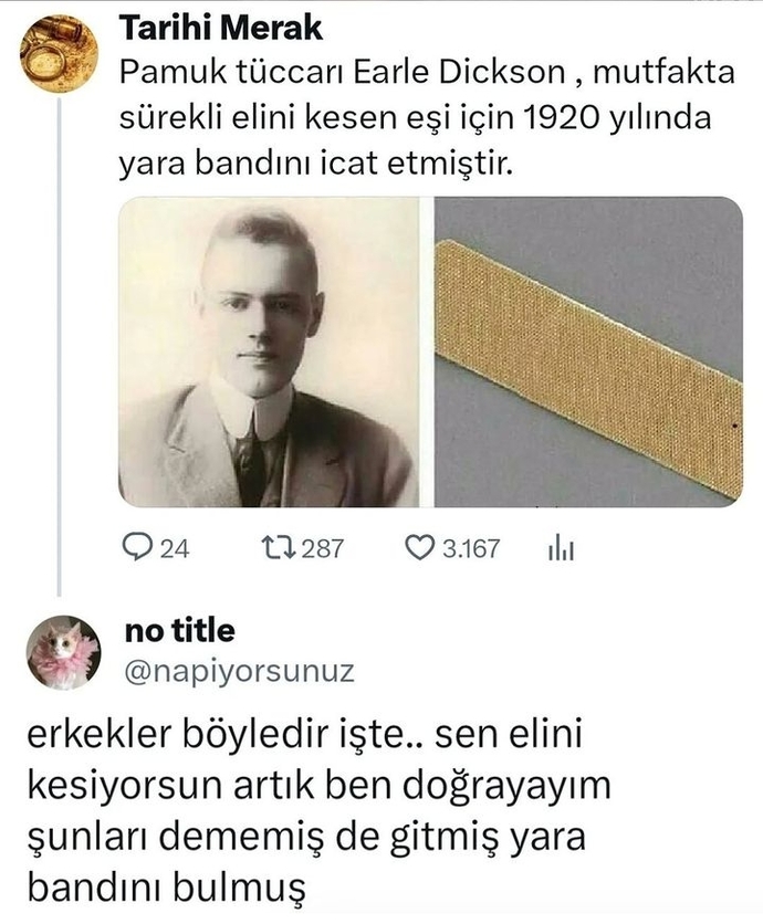Yara bandının nasıl icat edildiğini biliyor musunuz?