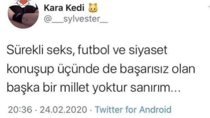 Sizce Türk milleti neden başarısız?