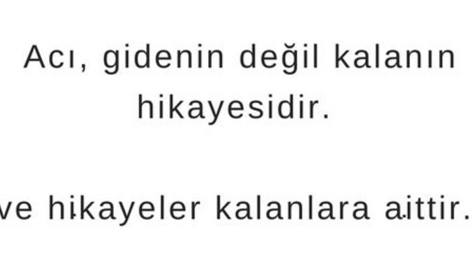 Senin hikayen neydi?