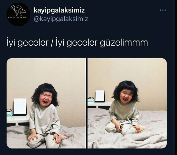 İyi geceler mesajı atanınız var mı?