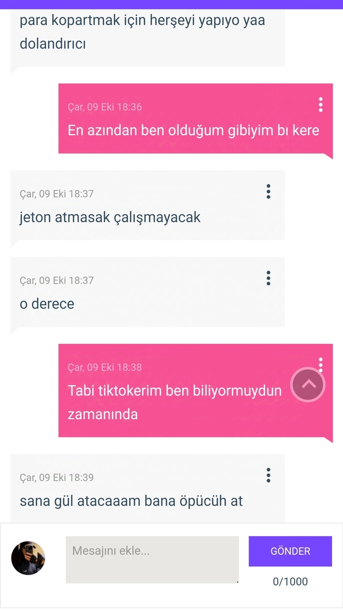 Tiktok hediyesinin lafını eden flörtten olur mu? 🤔🤔?