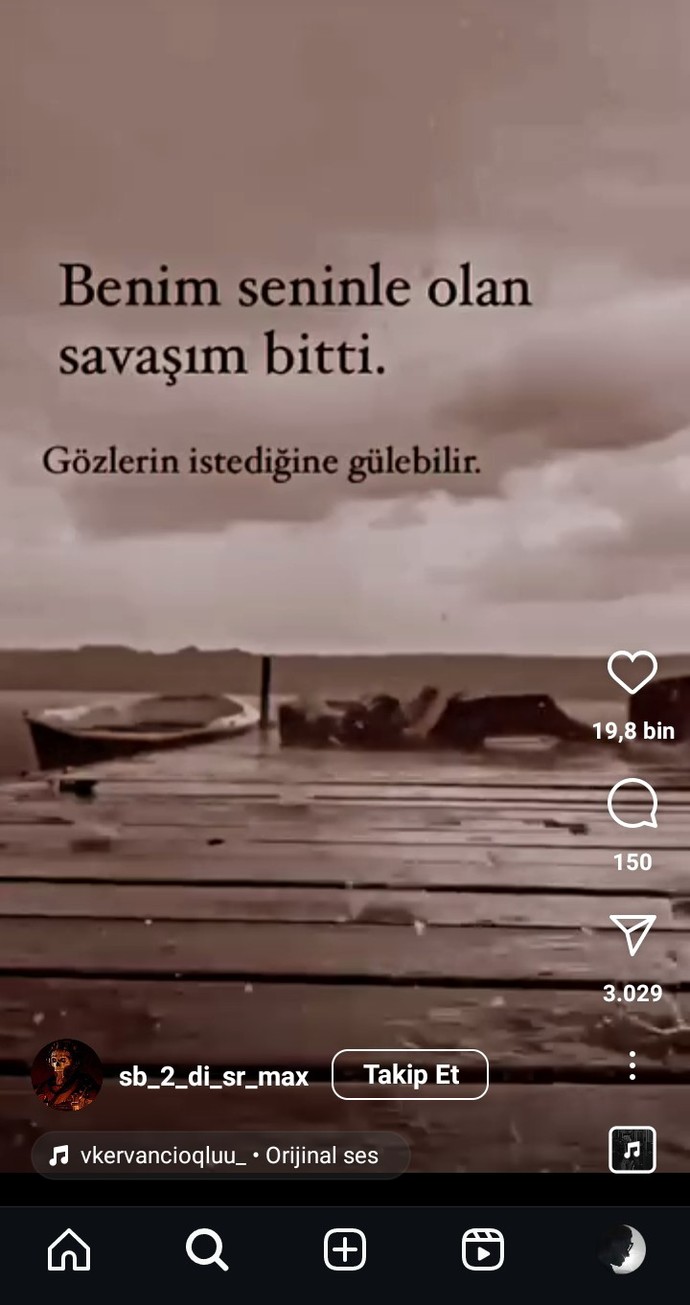 Kiminle olan savaşınız bitti?
