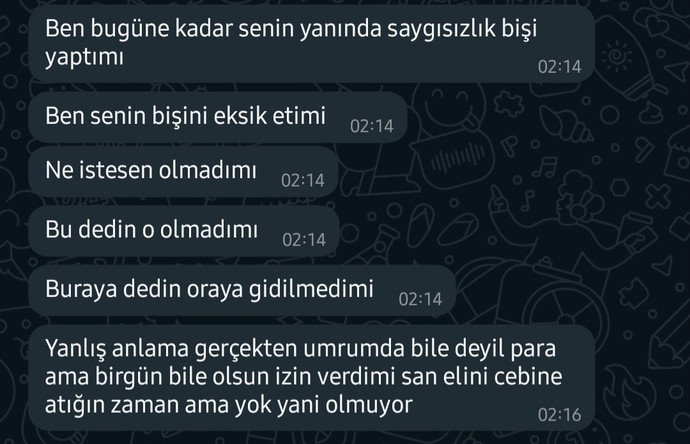 Erkek arkadaşımla tartıştık bana para lafı etti?