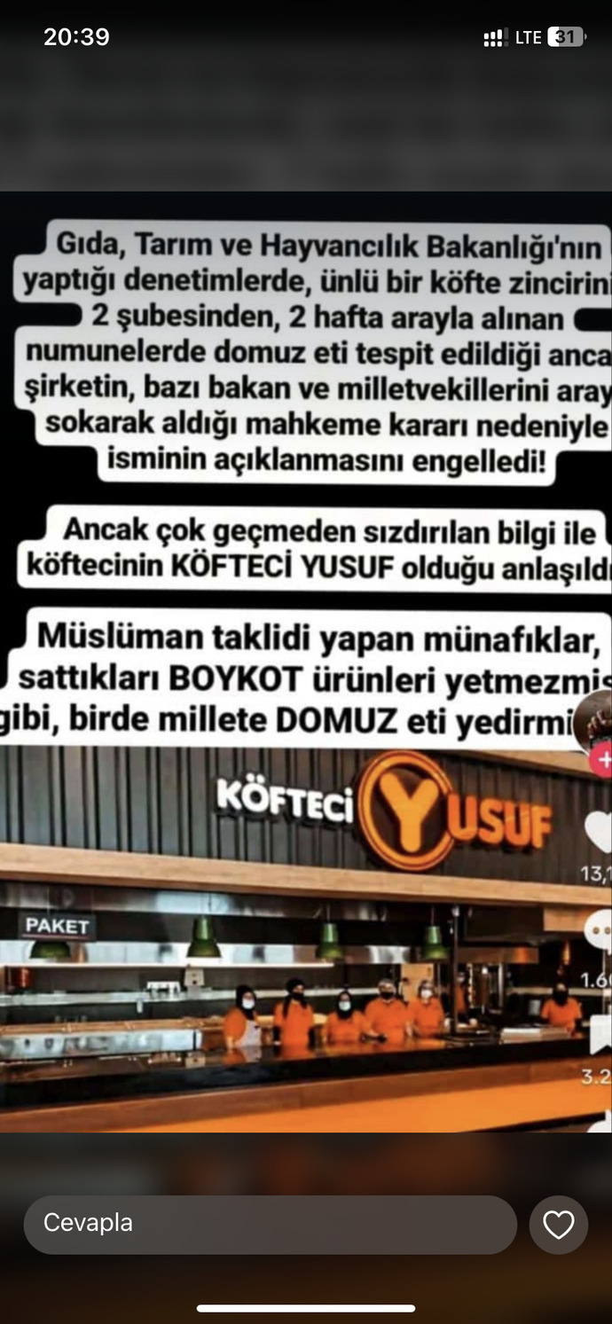 Sizce Köfteci Yusuf Skandali komplo mu?