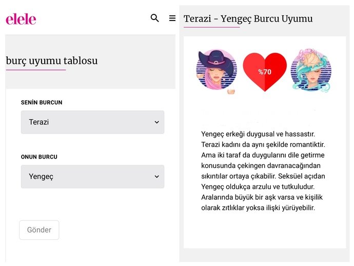 Yeni biriyle konuşmaya başlayınca burç uyumuna bakar mısınız?