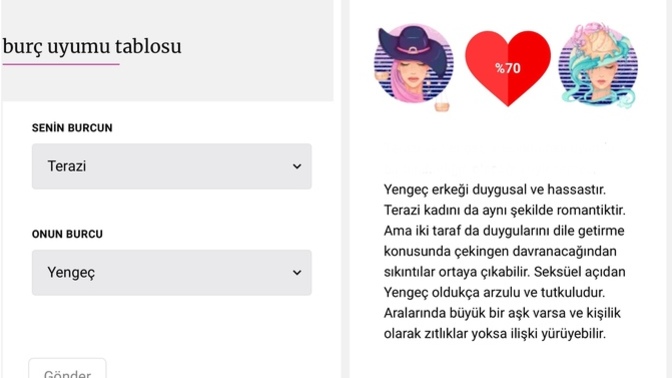 Yeni biriyle konuşmaya başlayınca burç uyumuna bakar mısınız?