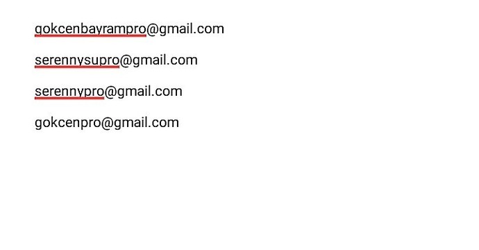 Bu hazır mail isimlerinden hangisi daha güzel?