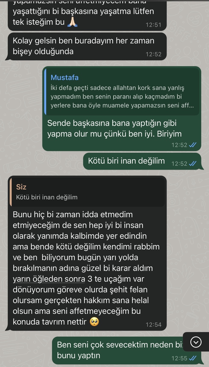 Yeni tanıştık benden para istedi bende ml gibi verdim?