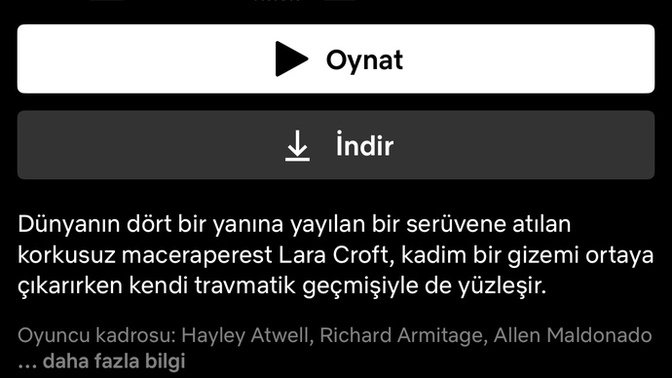 Lara Croft Tomb Raider’ın 8 bölümlük animasyon dizisi Netflix’e geldi. İzleme listende var mı?