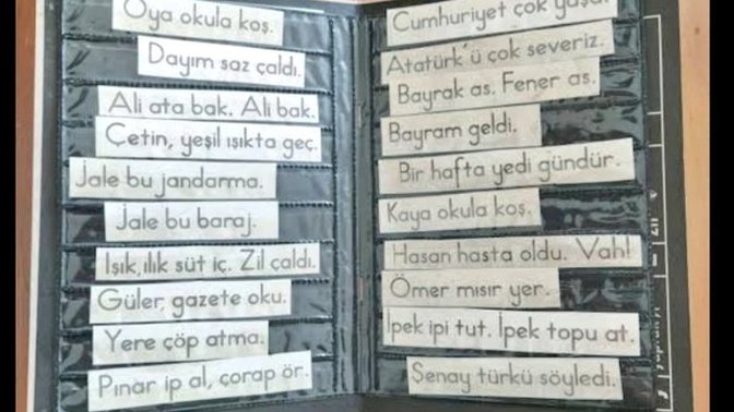 Fiş dosyanız oldu mu sizinde?