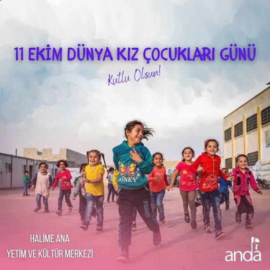11 ekim dünya kız çocukları gününüz kutlu olsun?