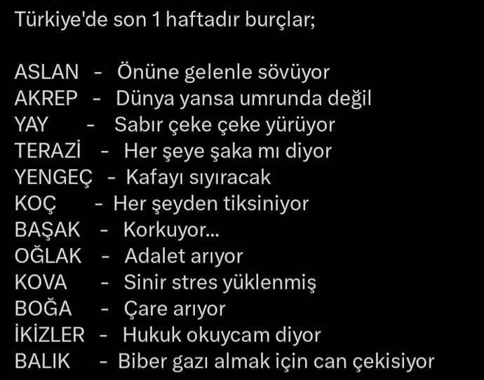 Bu hafta nasıl geçti sizin için?