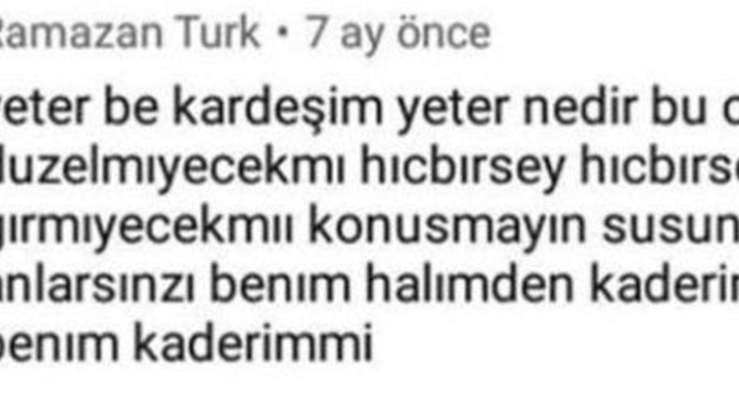 Hayata karşı isyan eder misiniz?