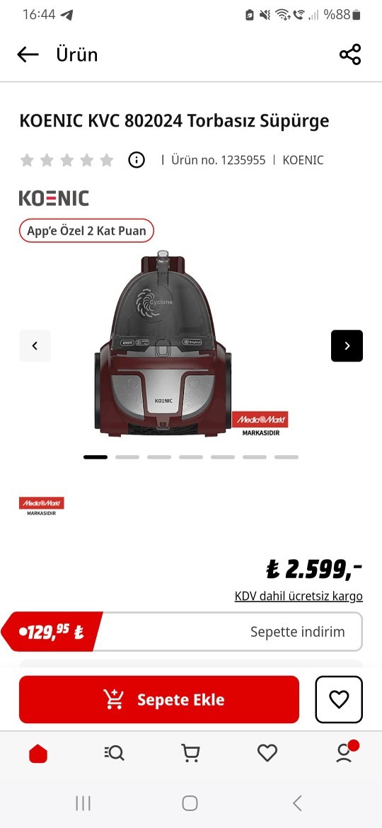 Elektrikli süpürge önerisi verir misiniz?