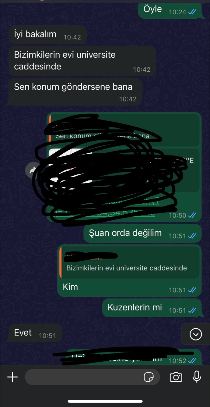 Sizce eski sevgilim mi daha hevesli konuşmuş ben mi?