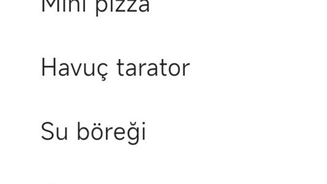 Misafirlerime 5 çayı menüsü hazırladım olmuş mu?