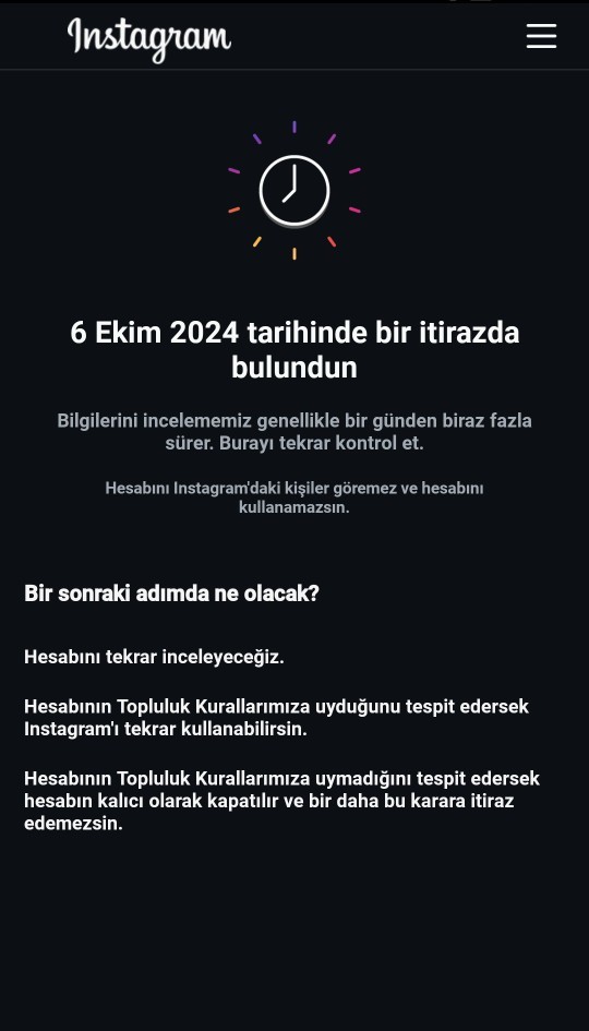 Instgram yardım eder misiniz?