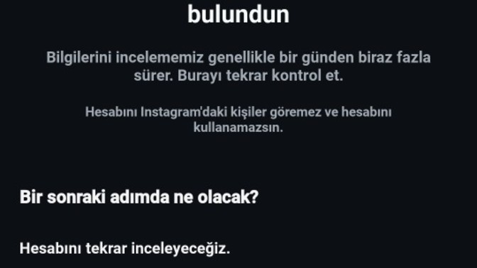 Instgram yardım eder misiniz?