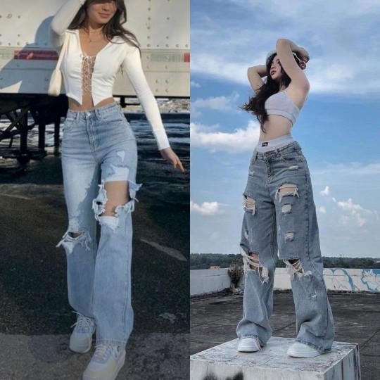Yırtık kot pantolonların modası sizce geçti mi?