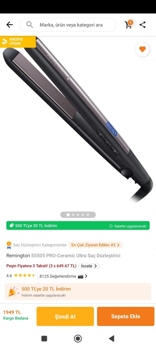 Saç düzleştirici önerileri?