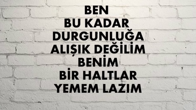 Hayatında durgunluğu/sakinliği sever misin?