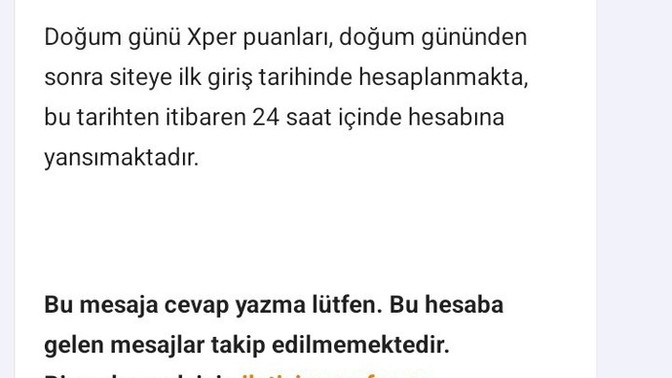 Doğum gününüz ne zamann?