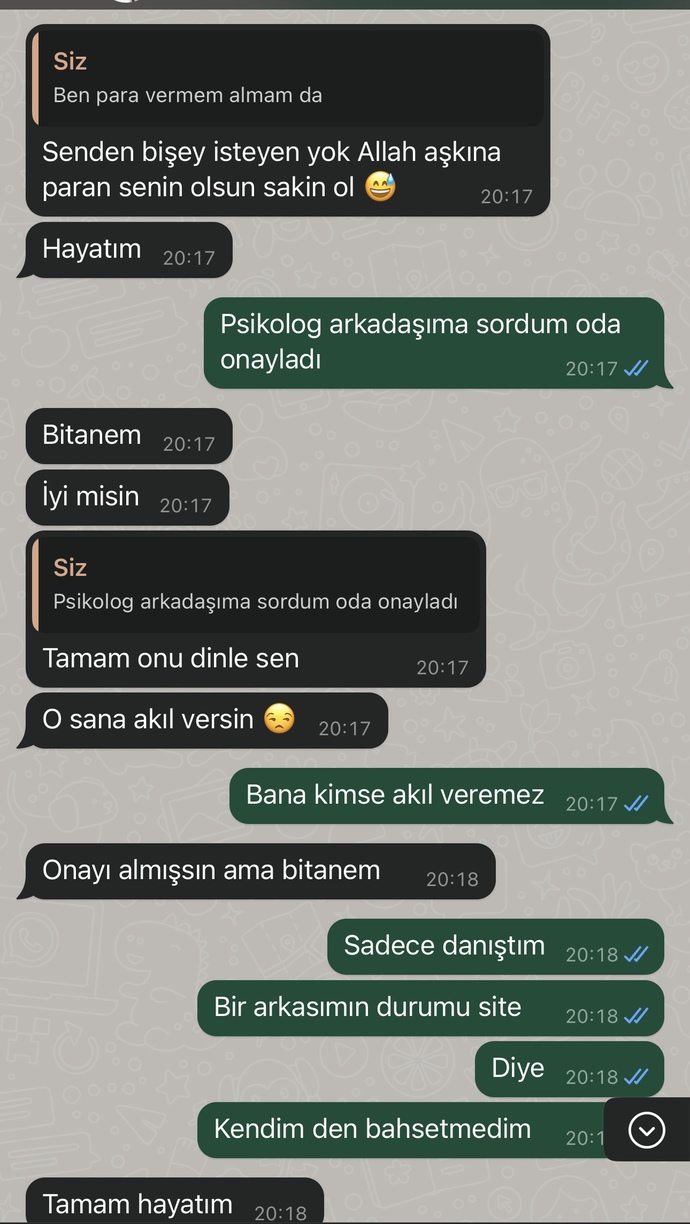 Erkek arkadaşım ve aramız da dönen para muhabbeti?