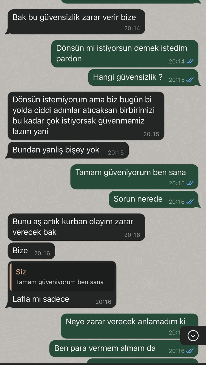 Erkek arkadaşım ve aramız da dönen para muhabbeti?