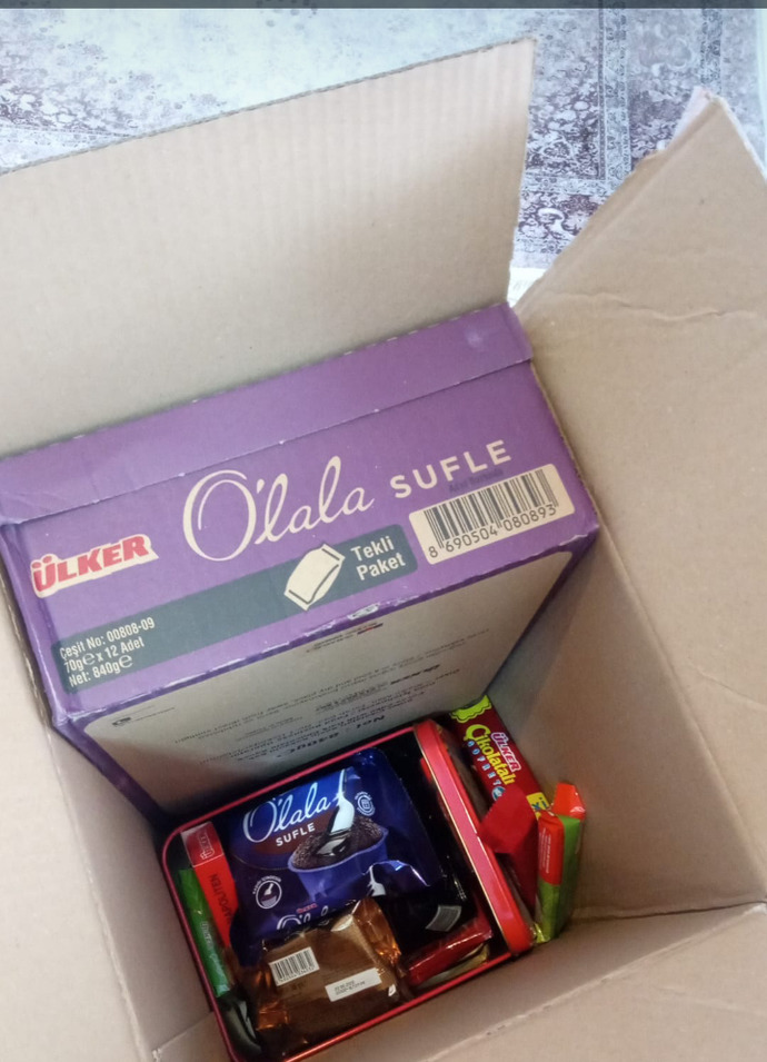 Size çikolata gönderen oldu mu?