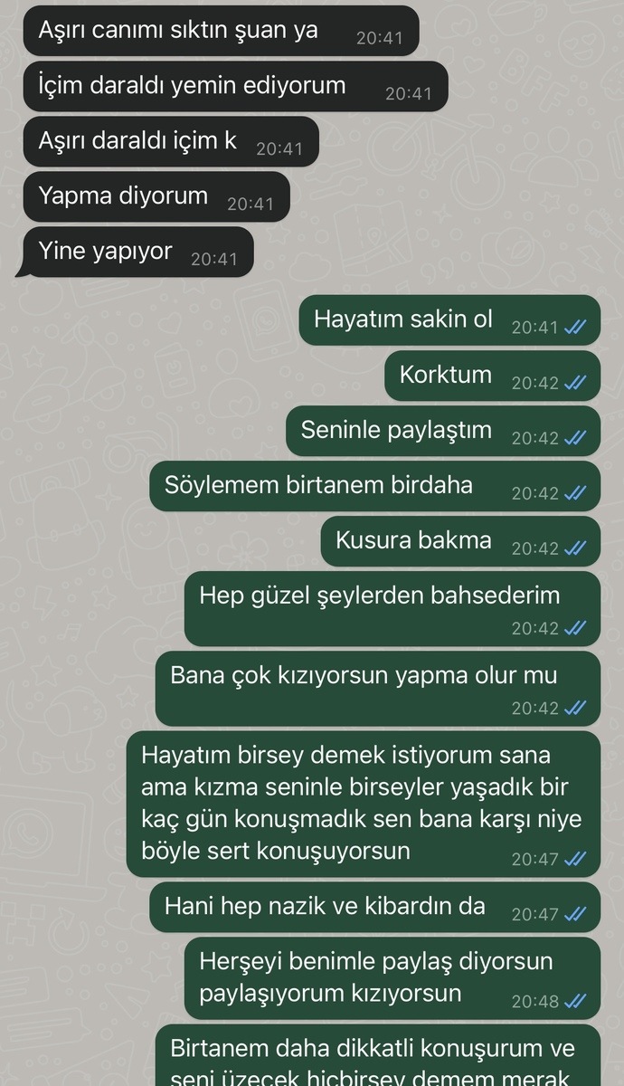 Erkek arkadaşım ırakta görev de ve çok sert ters konuşuyor benimle?