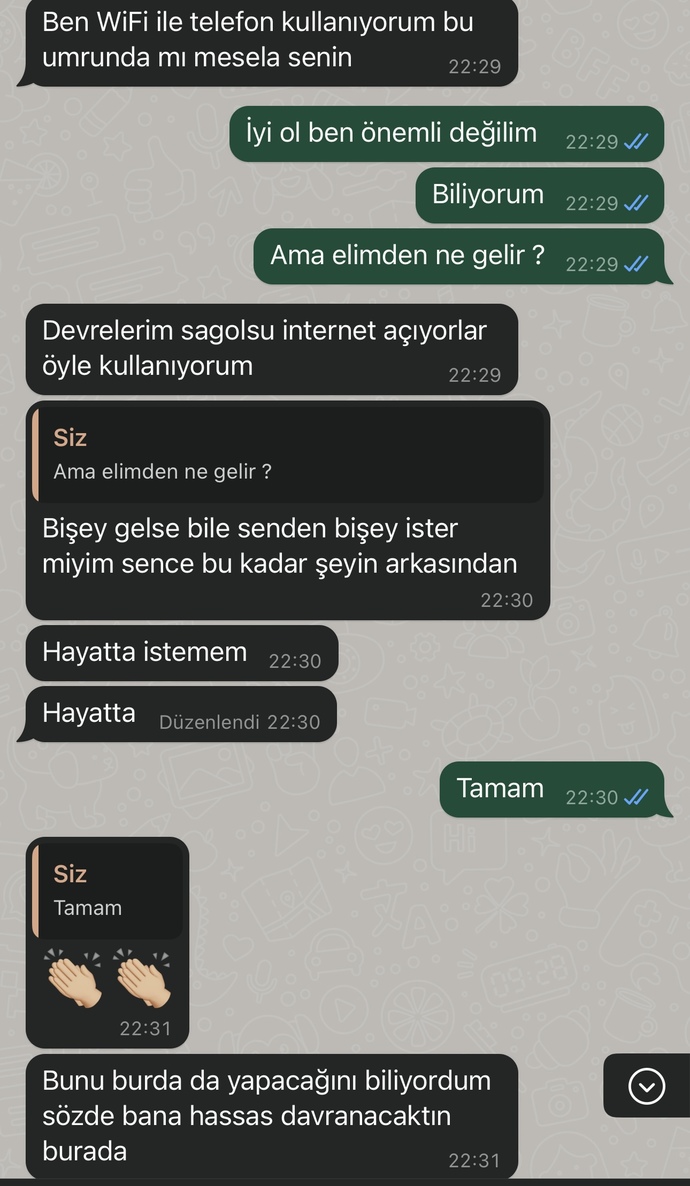 Erkek arkadaşıma bir miktar para verdim?