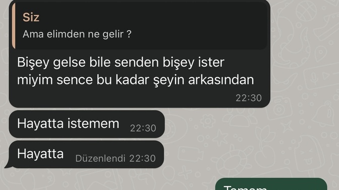 Erkek arkadaşıma bir miktar para verdim?