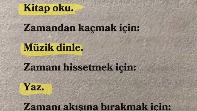 Zamanı akışına bırakabiliyor musun?