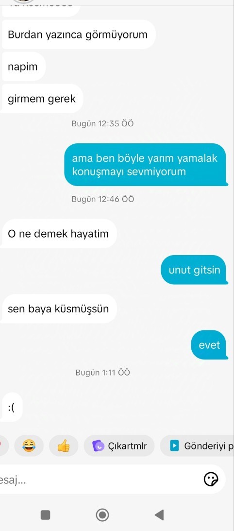 Geç yazıyor diye takipten çıktım, haklı mıyım?