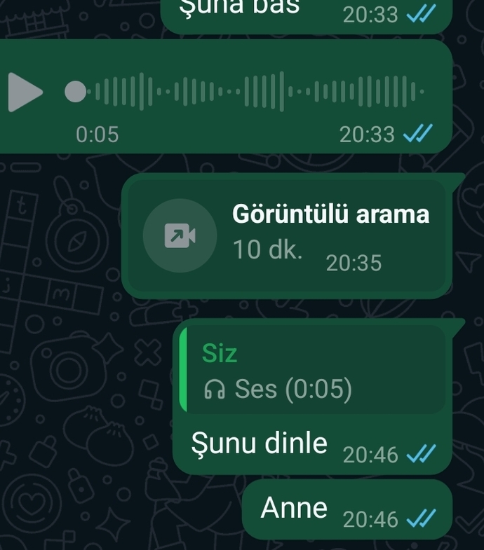 2 🤣🤣 ama beni asla tınlamıyo. Tam bi anasının kızıyım 🤣