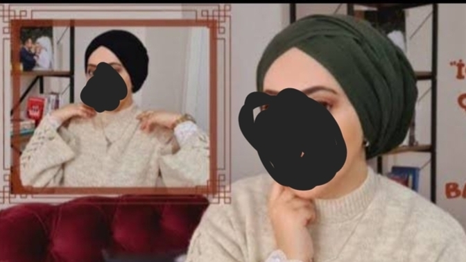 Kapalı kızlar neden başını böyle yapıyor?