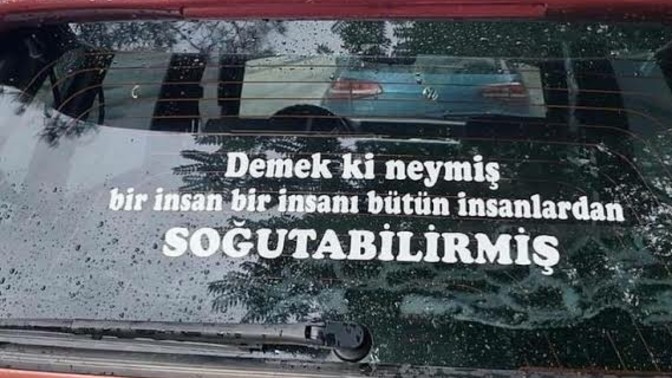 Bir insan bir insanı bütün insanlardan soğutabilirmi?